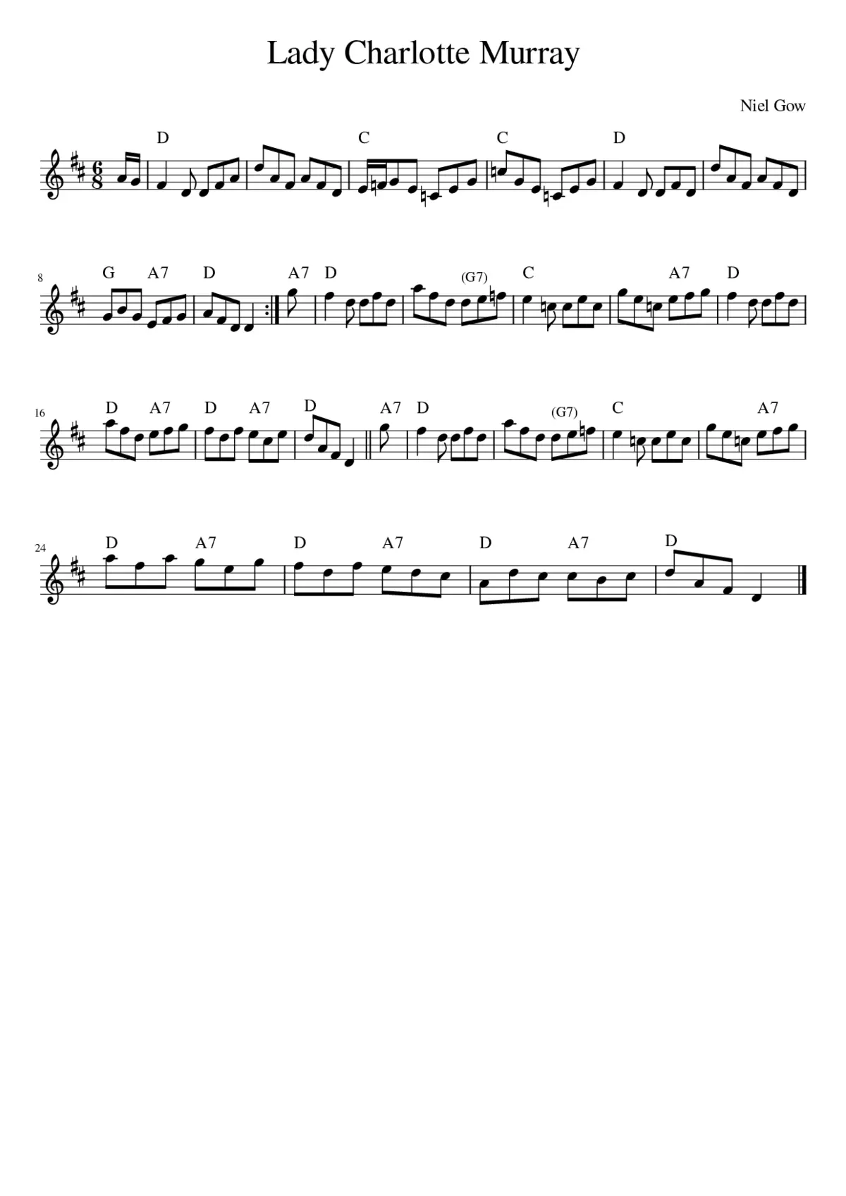 LADY CHARLOTTE MURRAY - Page 1