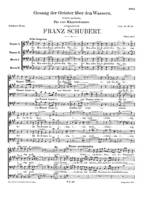 Gesang der Geister über den Wassern