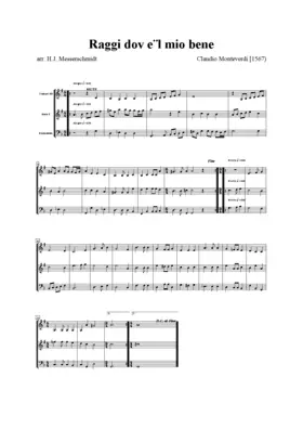 Raggi dov e¨l mio bene