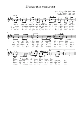 Nesta noite venturosa