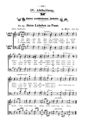 2 Lieder im Volkston für Männerchor