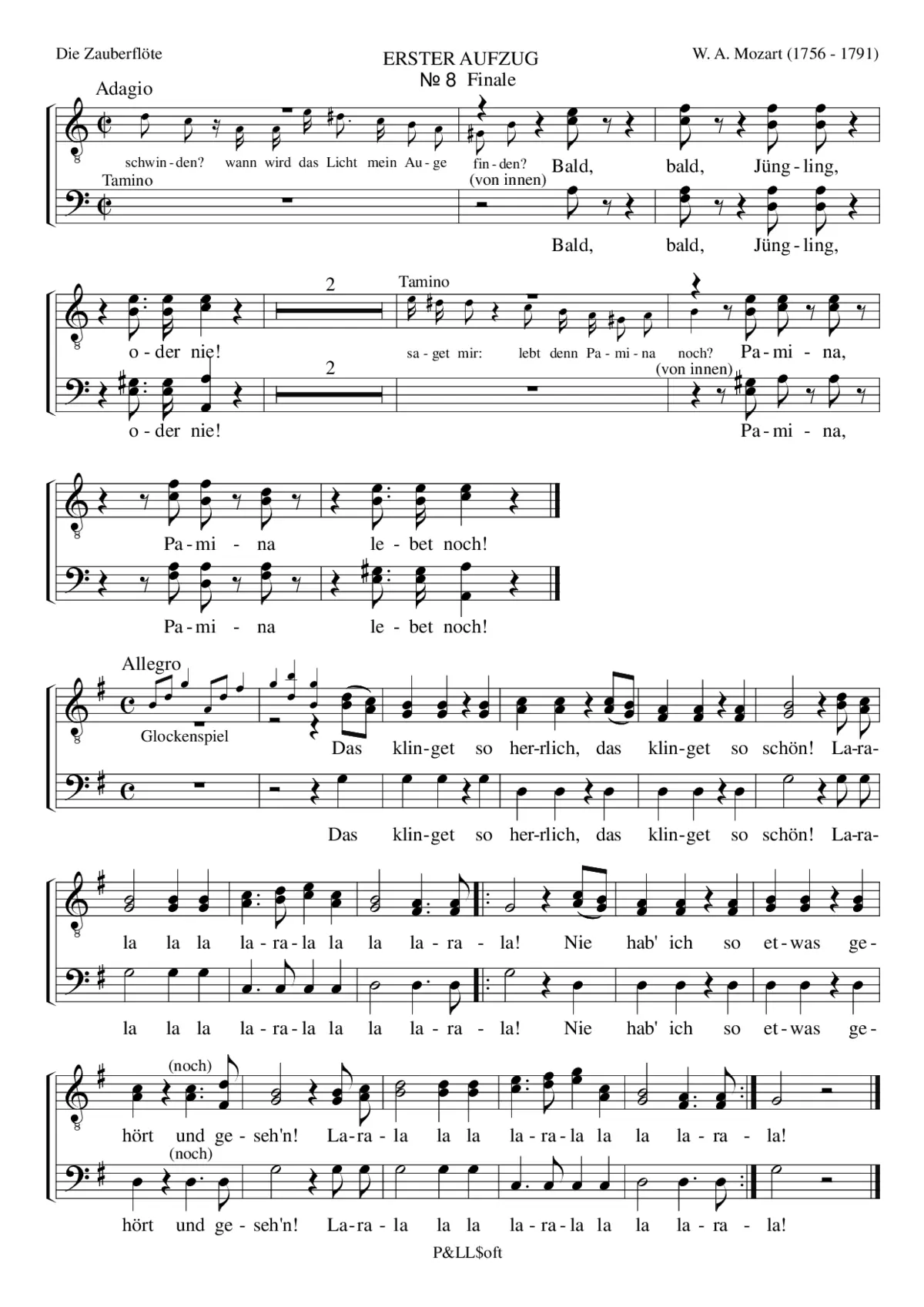 Die Zauberflöte, K 620 - Page 1