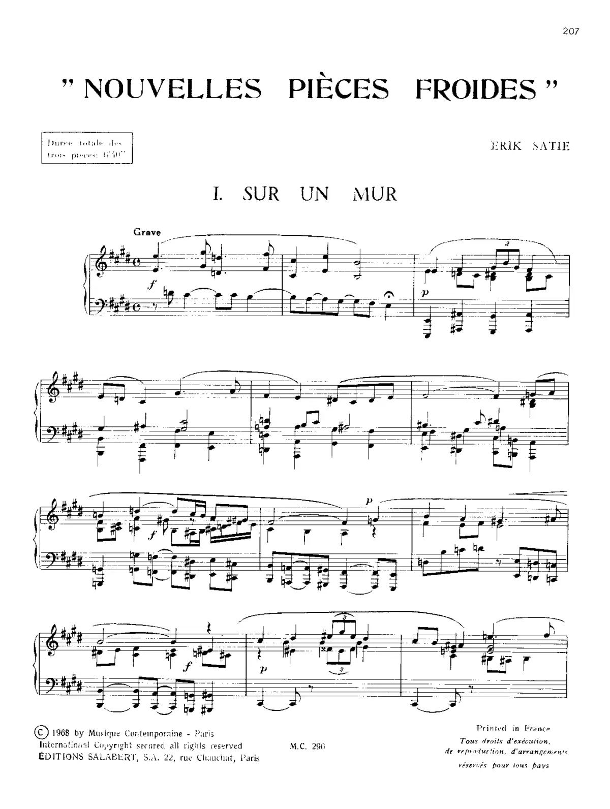Nouvelles pièces froides - Page 1