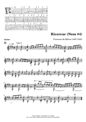 Ricercar (Ness No.4)