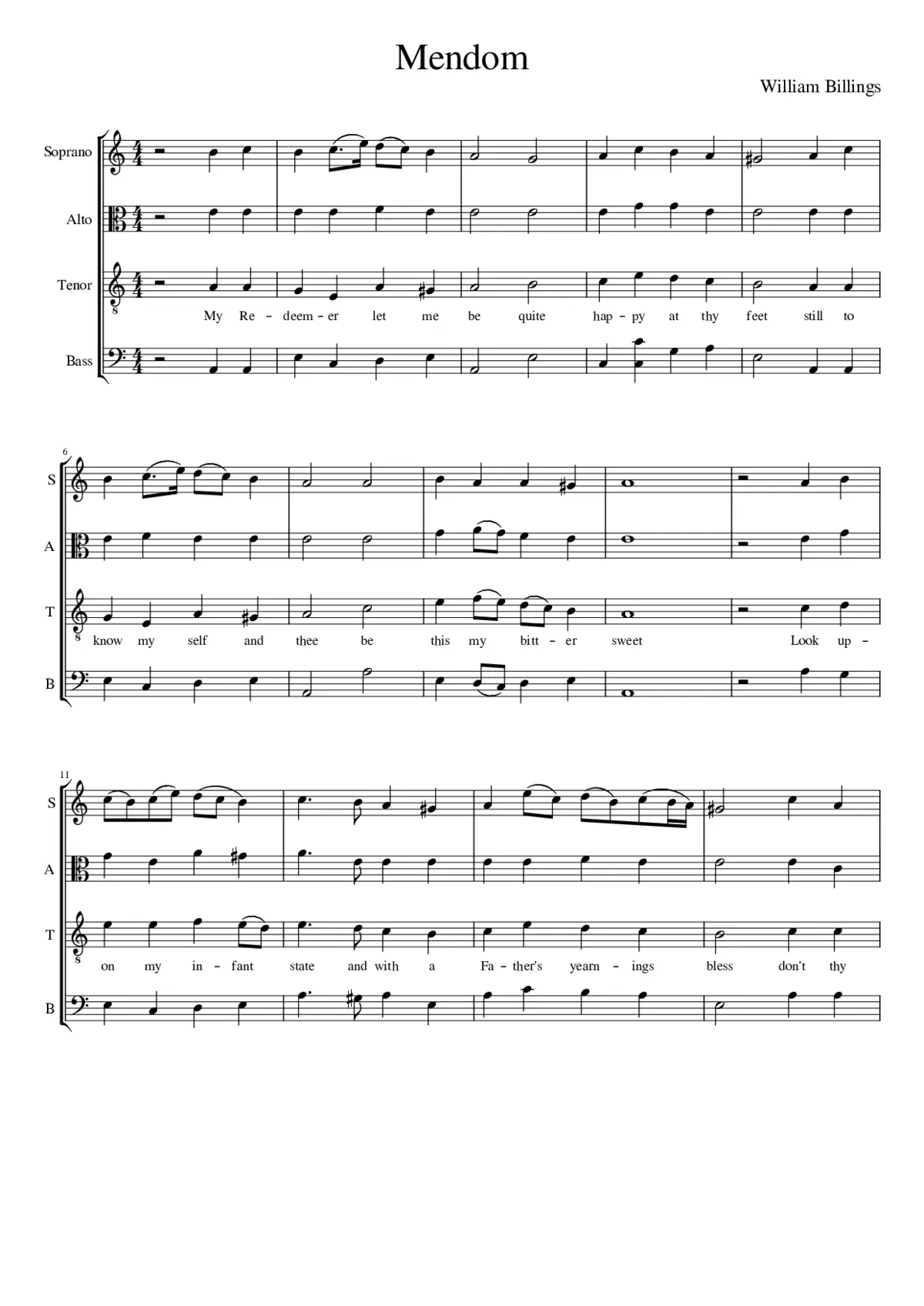 MENDON (Billings) - Page 1