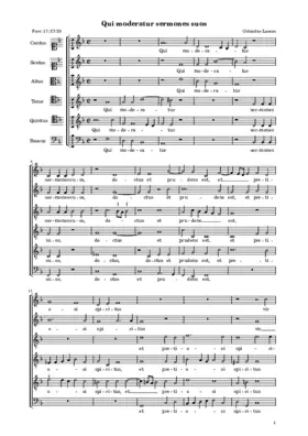 Qui moderatur sermones suos