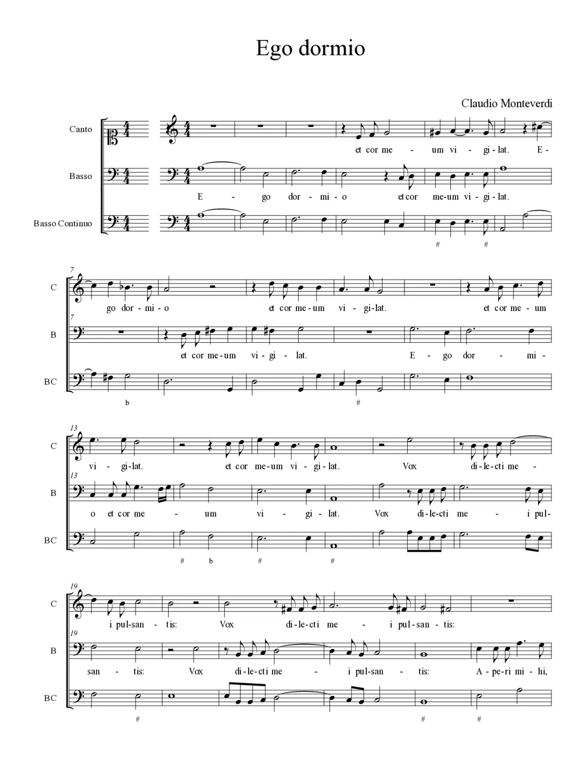 Ego dormio - Page 1