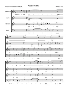 Gaudeamus omnes (Visitatio)