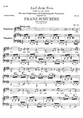 Auf dem See, D.543