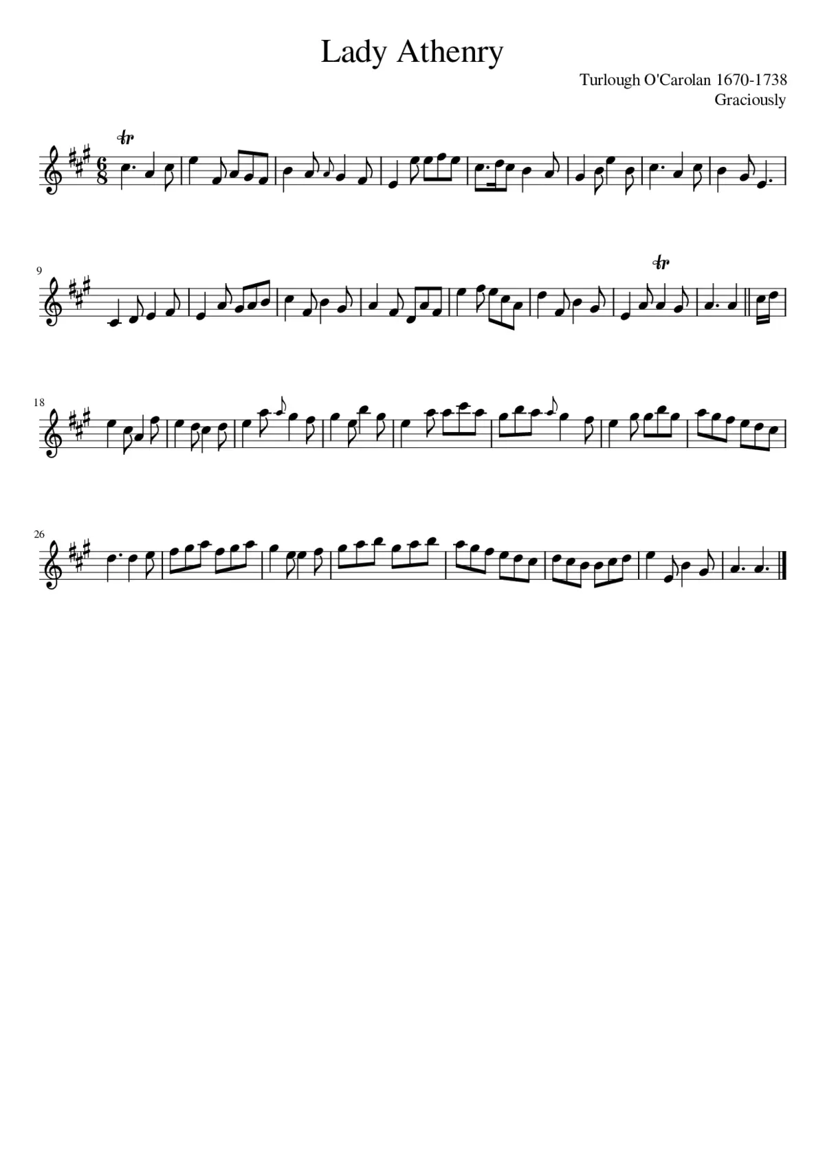 Lady Athenry - Page 1