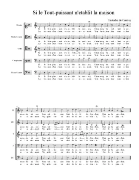 Si le Tout-puissant n'etablit la maison