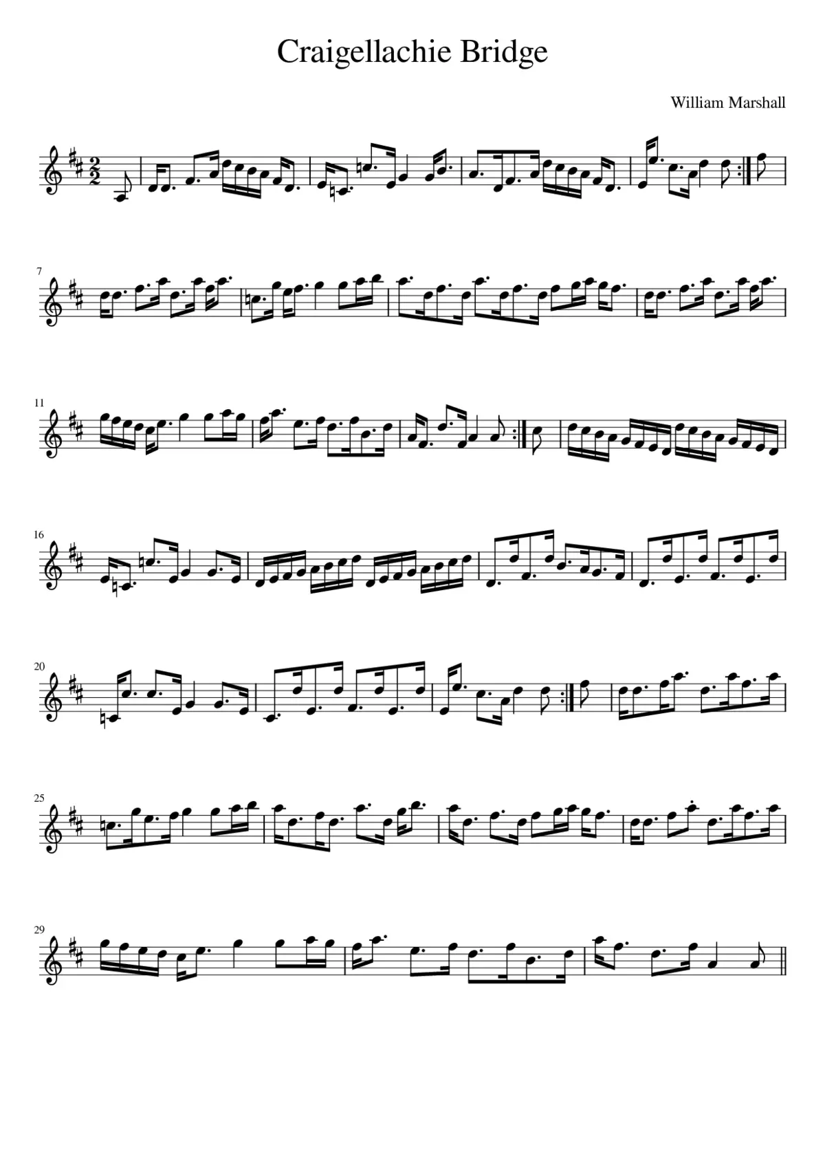 Craigellachie Bridge - Page 1