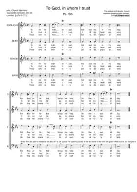 To God in whom I trust