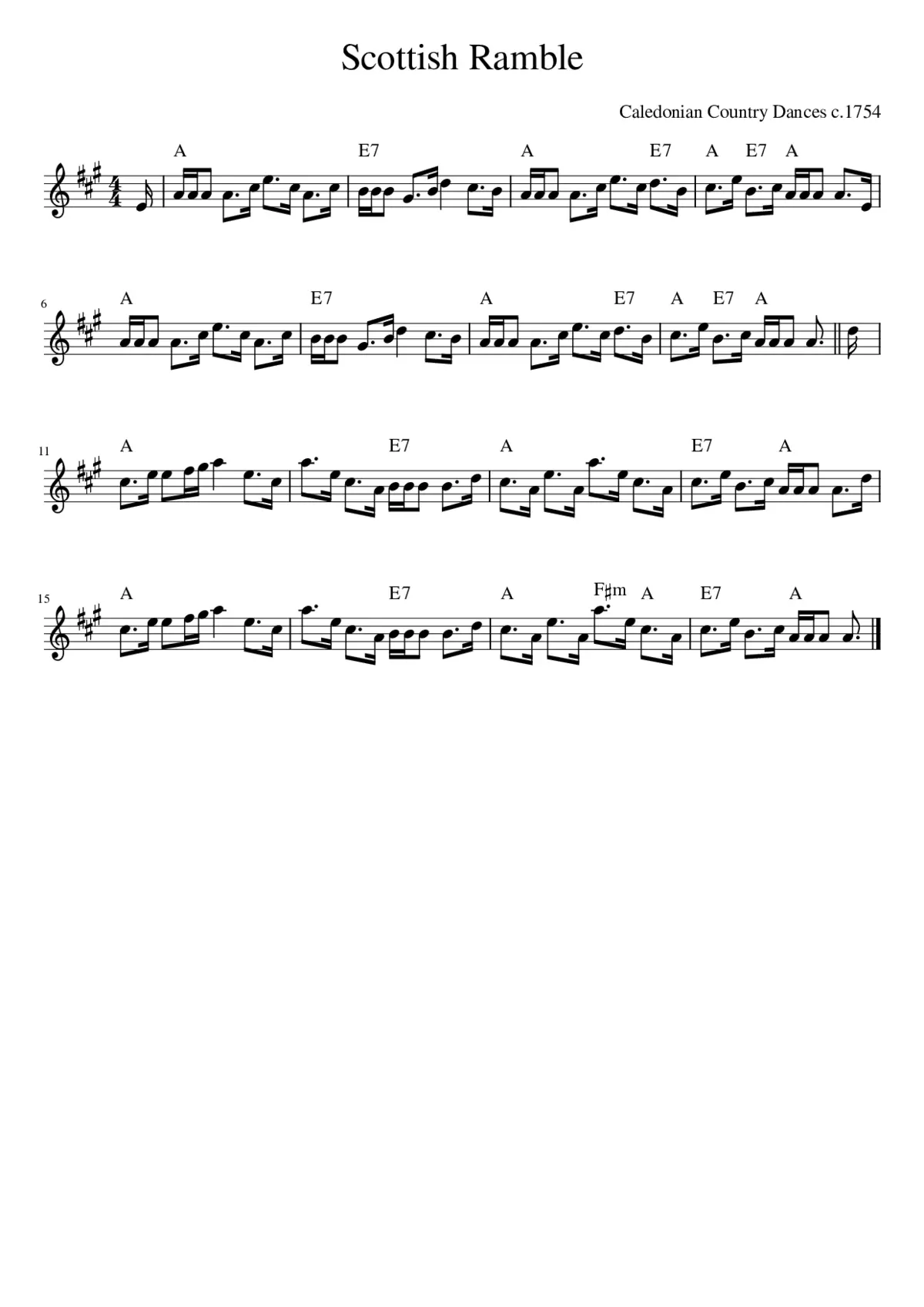 Scottish Ramble - Page 1