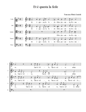 Et è questa la fede