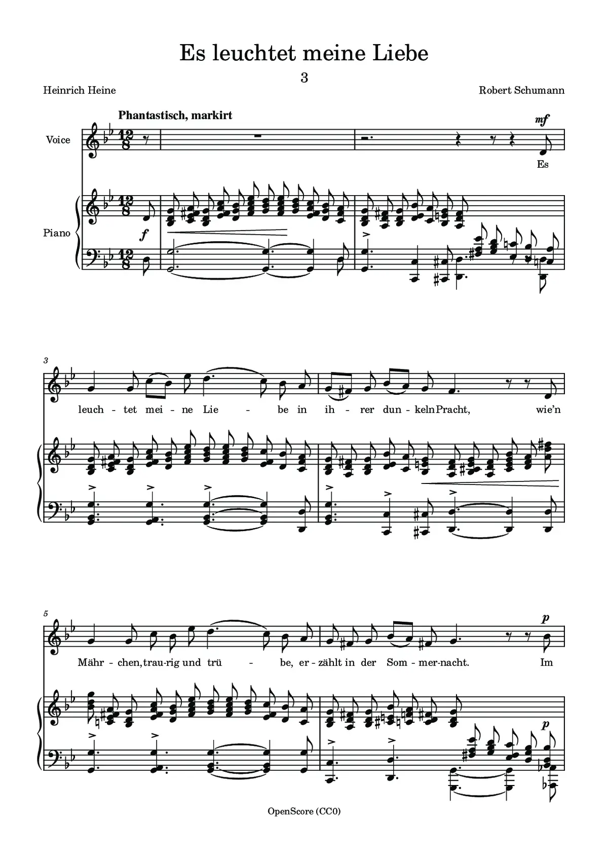 Es leuchtet meine Liebe - Page 1