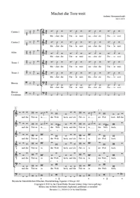 Machet die Thore weit