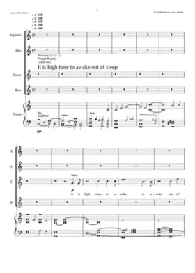 It is high time to awake