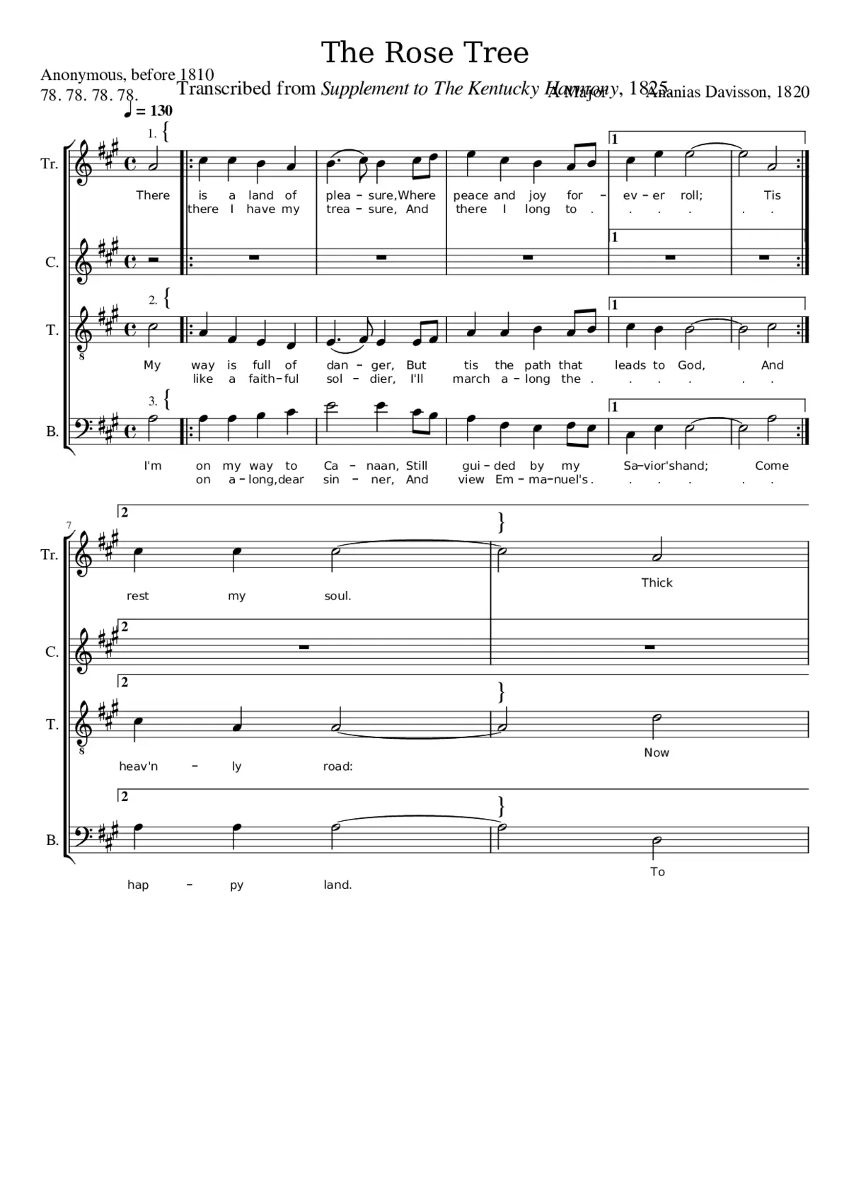 The Rose Tree - Page 1