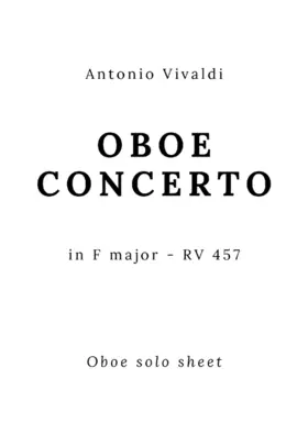 Oboe Concerto in F major