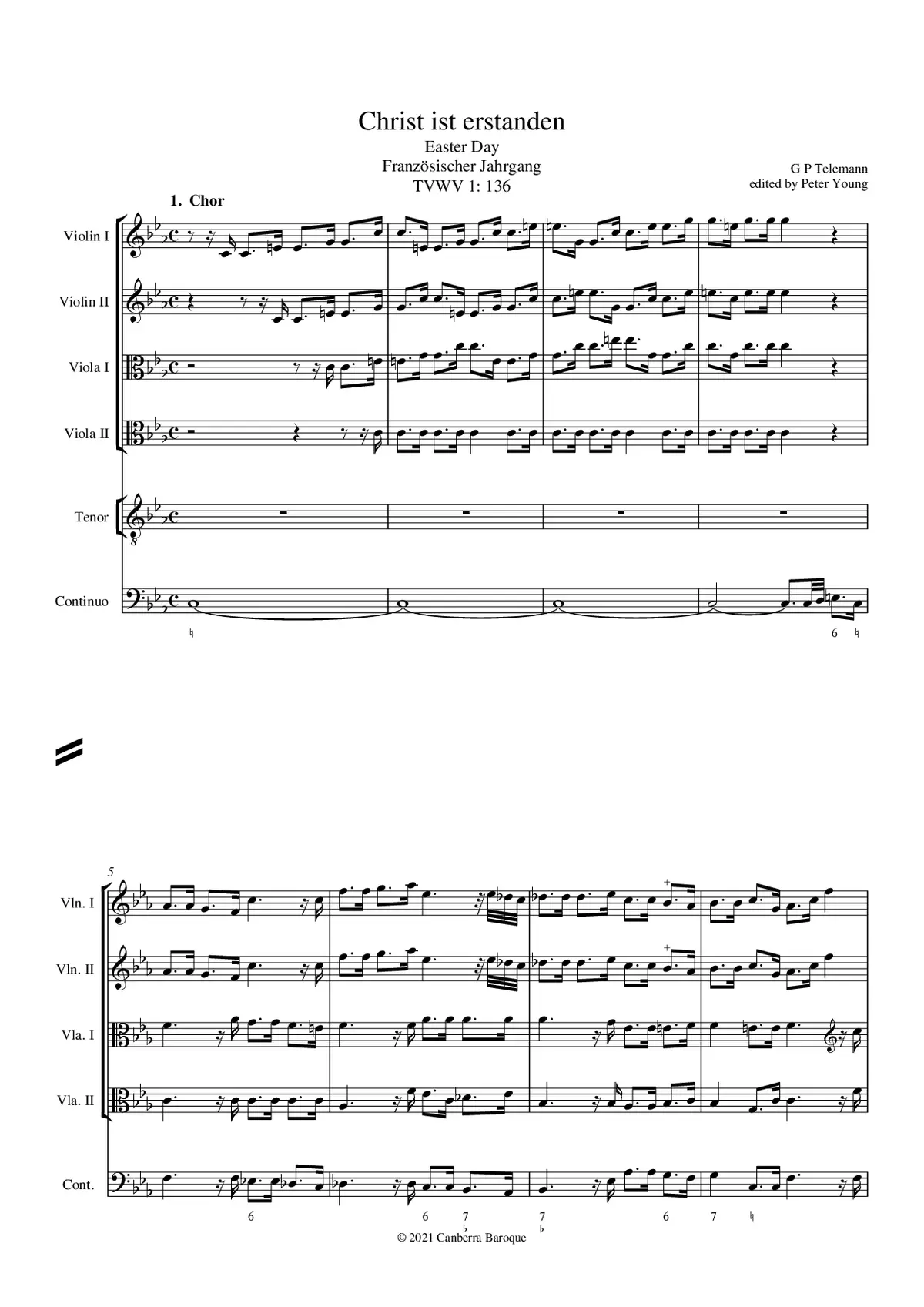 Christ ist erstanden - Page 1