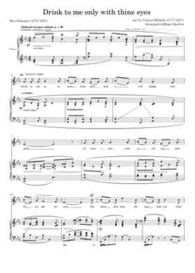 Drink to Me Only With Thine Eyes