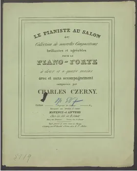 Fantaisie romantique: à Quatre Mains pour le piano : sur des Motifs de l'Opéra Le domino noir