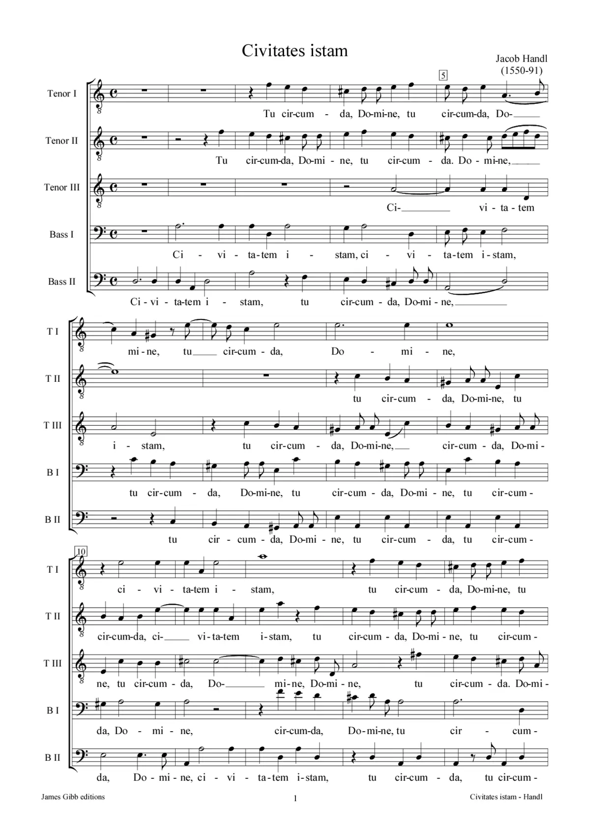 Civitatem istam - Page 1