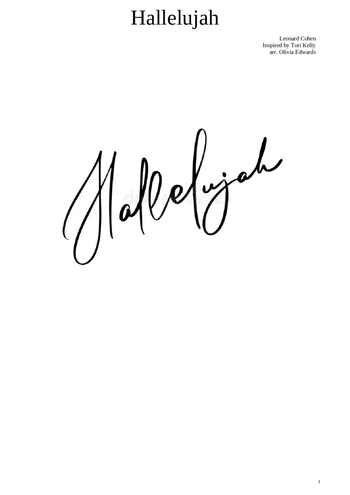 hallelujah - Page 1