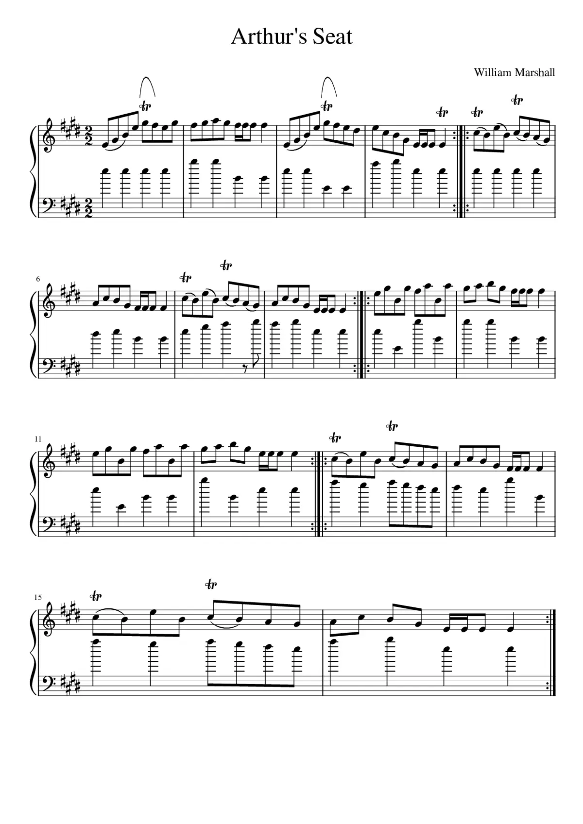 Arthur's Seat - Page 1