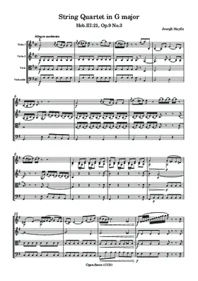 String Quartet in G major, Hob.III:21, Op.9 No.3