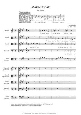 Magnificat sine nomine