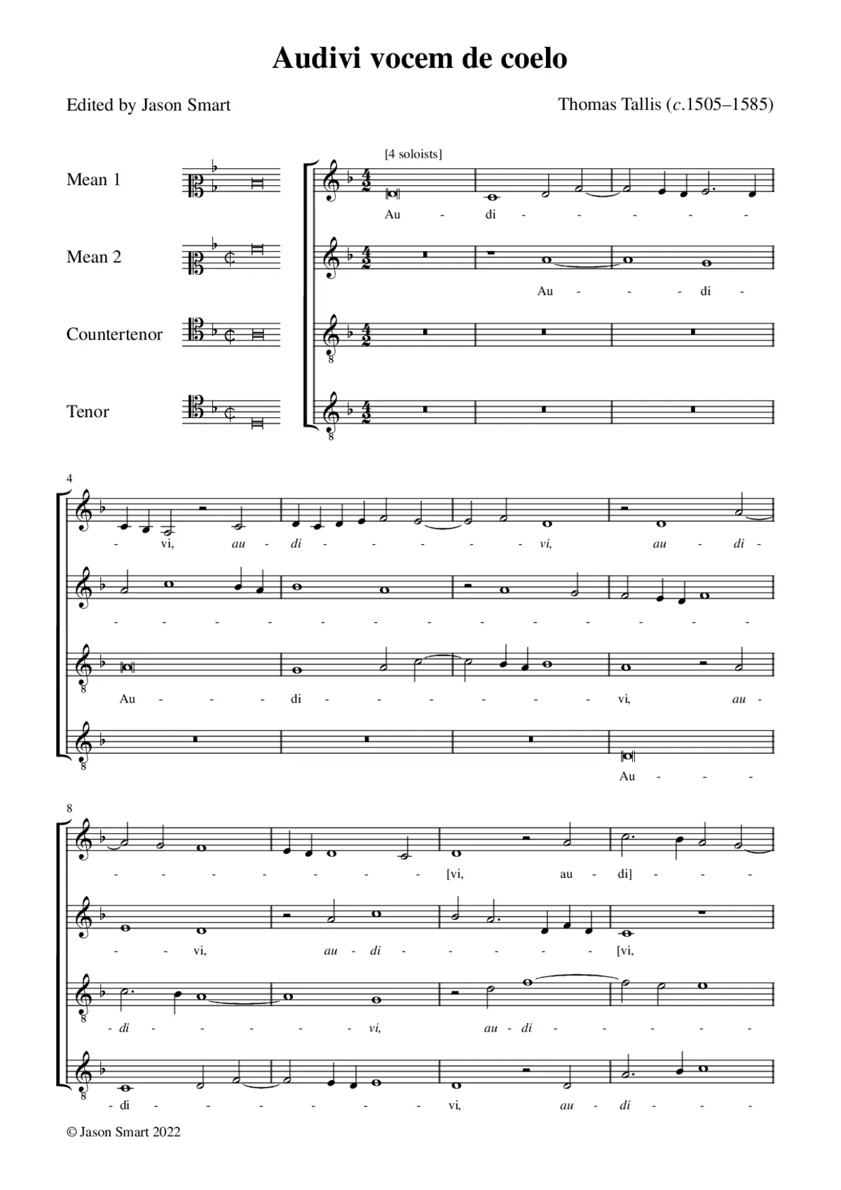 Audivi vocem - Page 1