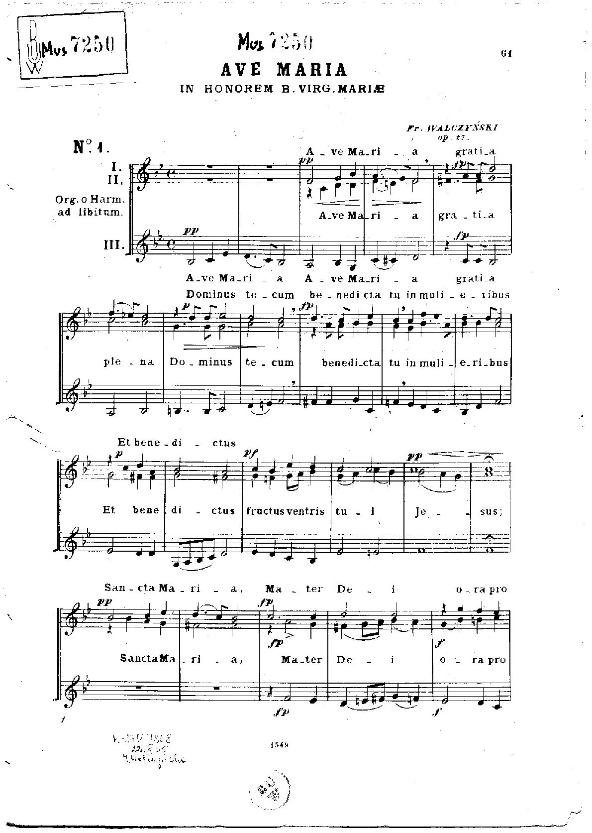 2 Choral pieces (3) - Page 1