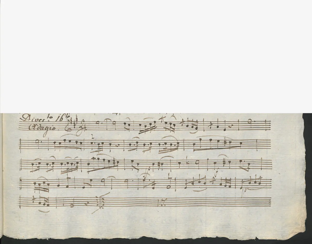 Baryton Trio in A major - Page 1