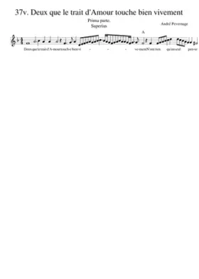 37v. Deux que le trait d'Amour touche bien vivement
