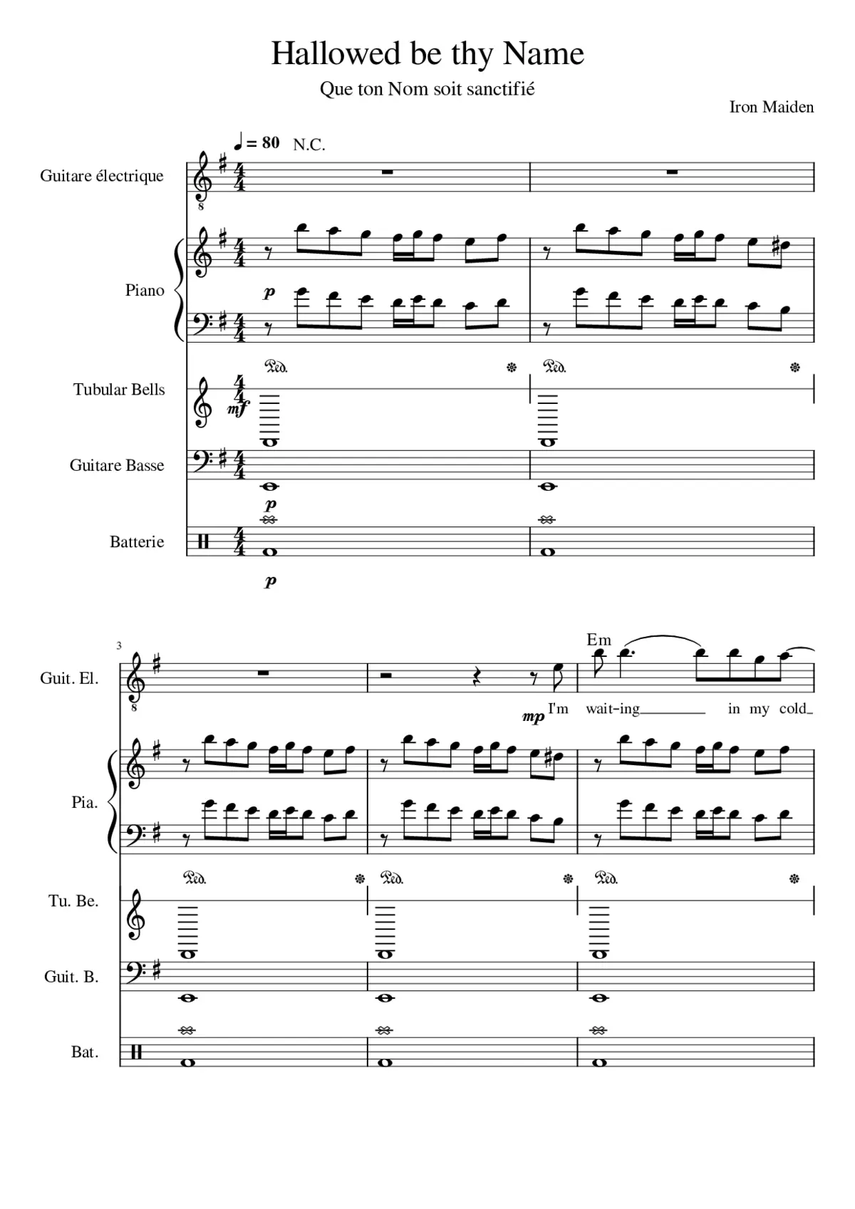 hallowed be thy name - Page 1