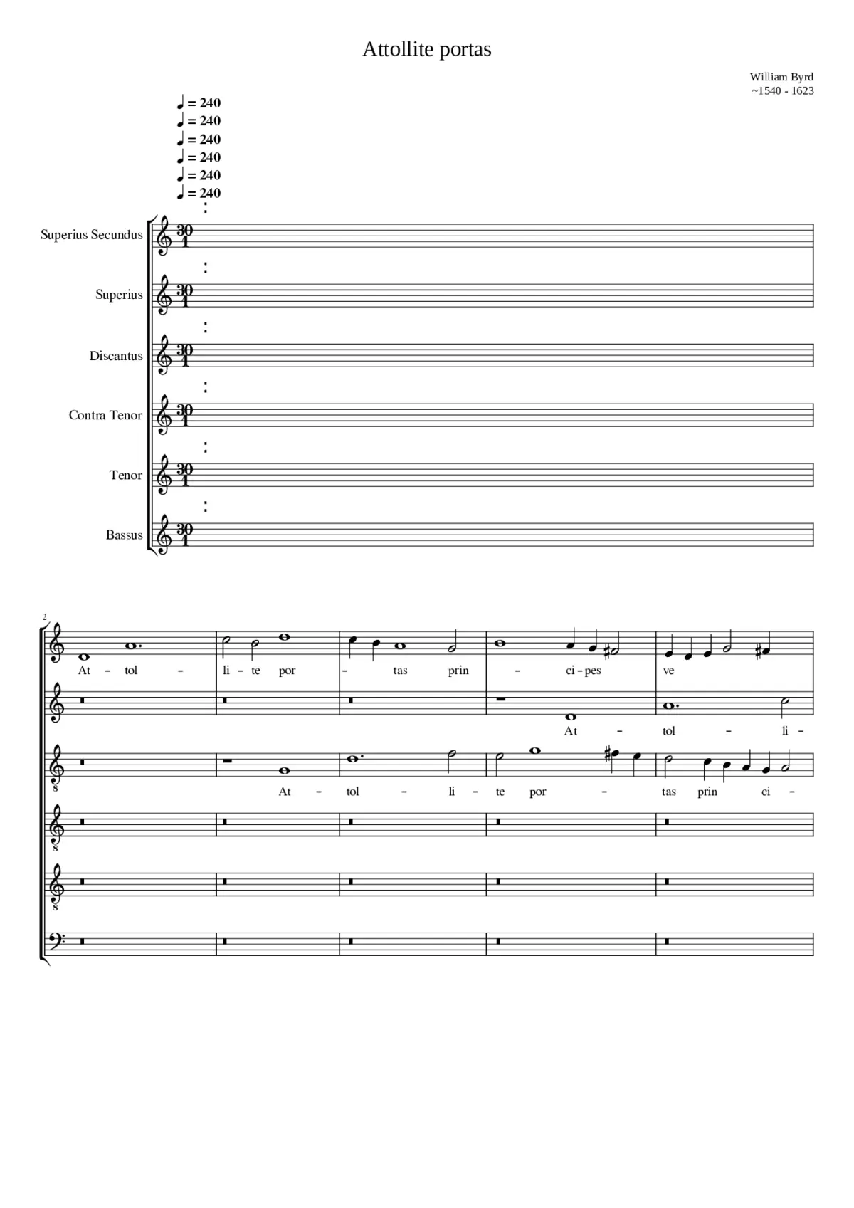 Attollite portas - Page 1