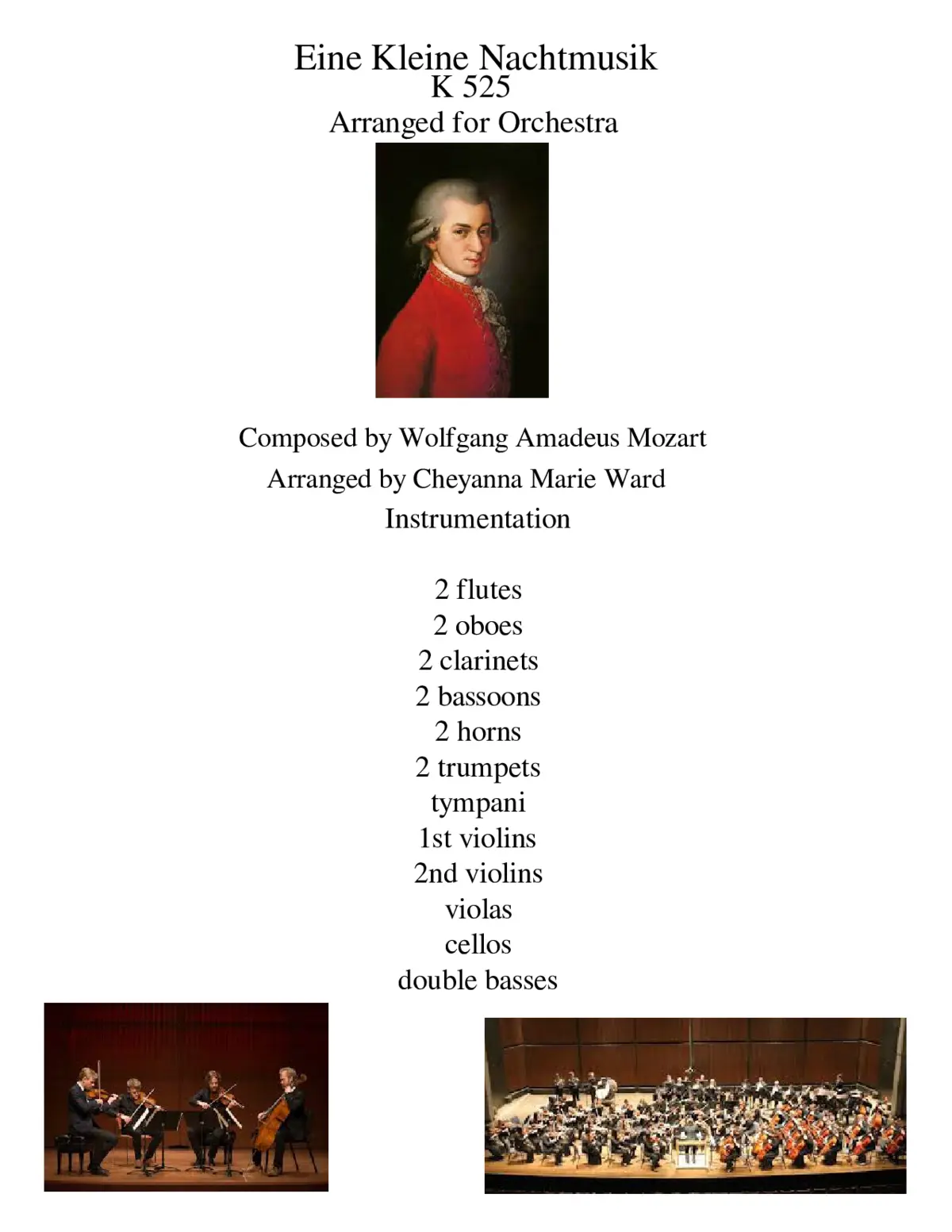 Eine kleine Nachtmusik K.525 - Page 1