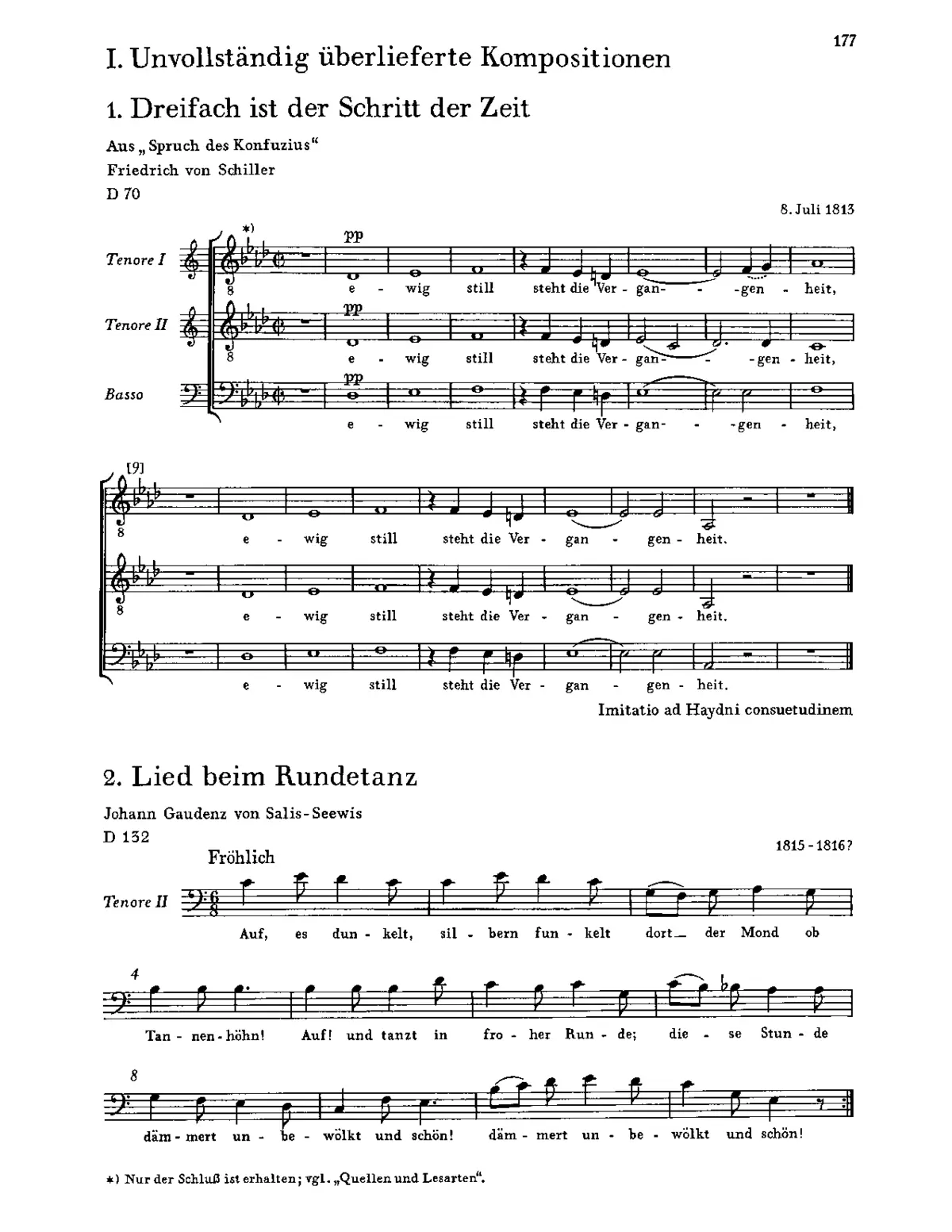Dreifach ist der Schritt der Zeit - Page 1