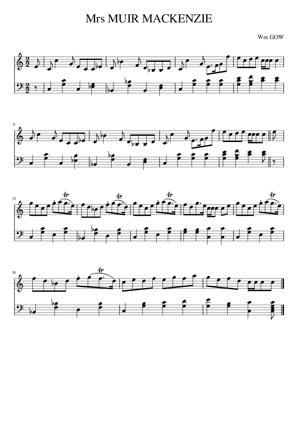 Mrs MUIR MACKENZIE - Page 1