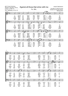 Against all those that strive with me