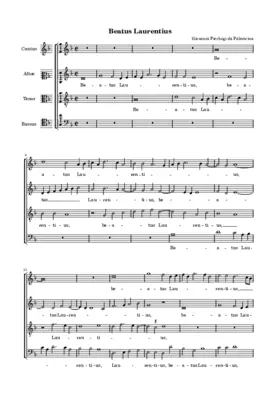 Beatus Laurentius 4vv