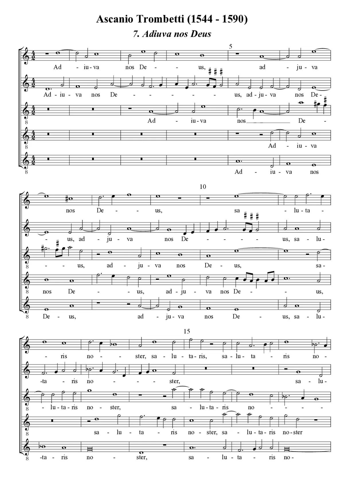 Adiuva nos Deus - Page 1