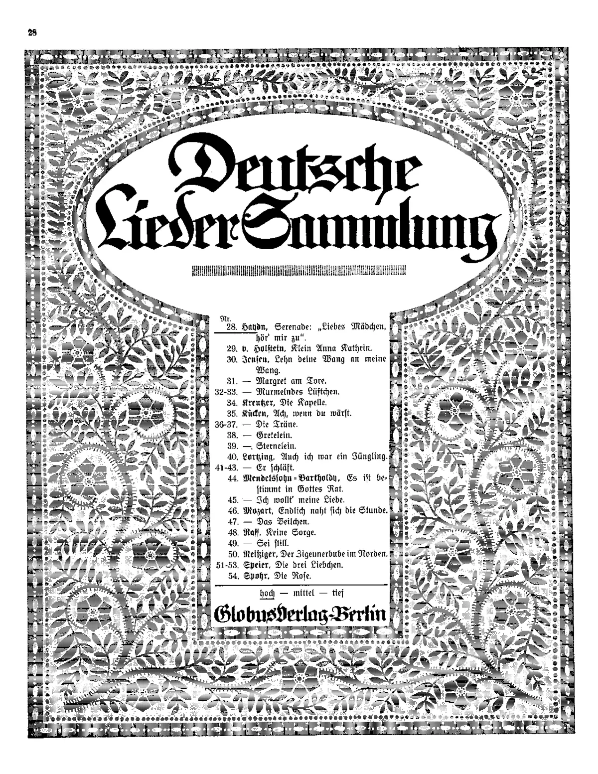 Liebes Mädchen hör mir zu - Page 1