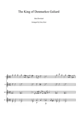 The King of Denmark's Galliard