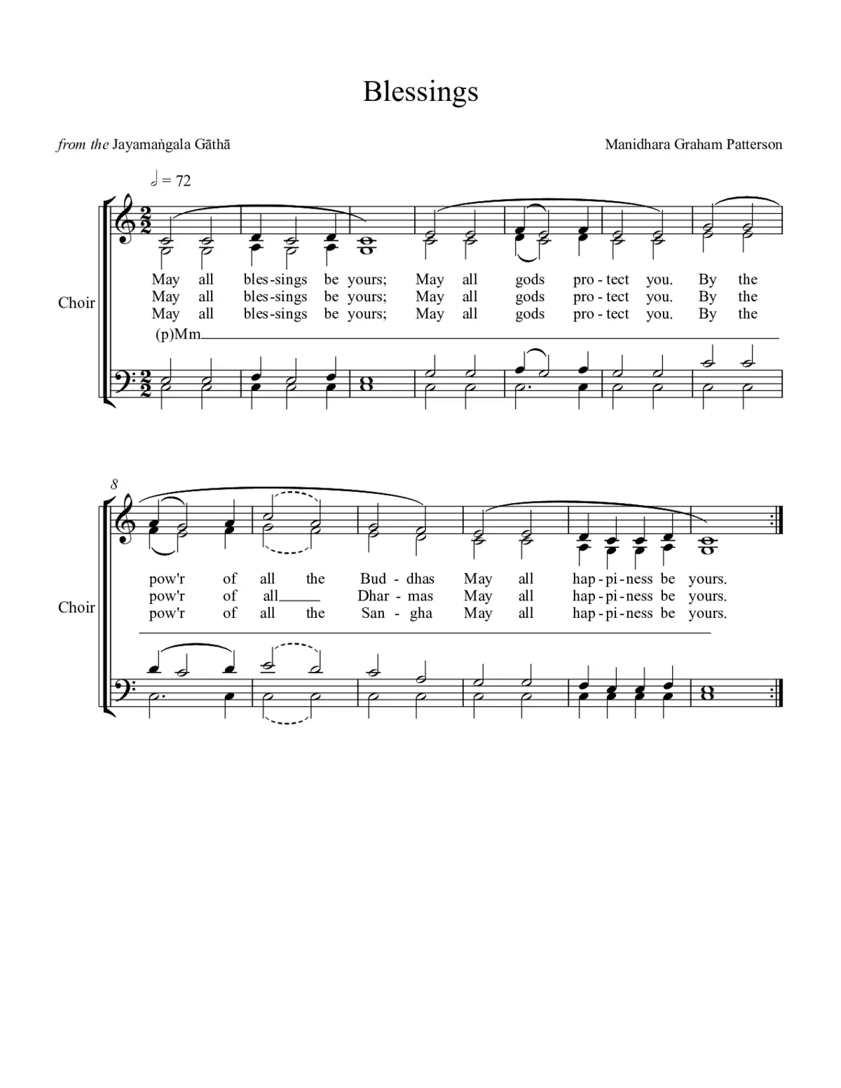 Blessings - Page 1