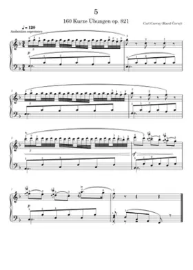 160 Kurze Übungen Op.821