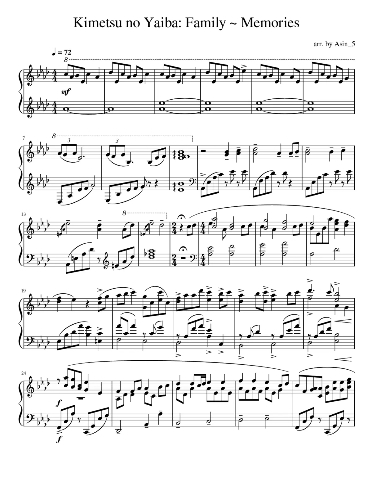 Kimetsu no Yaiba: Demon Slayer OST - Page 1