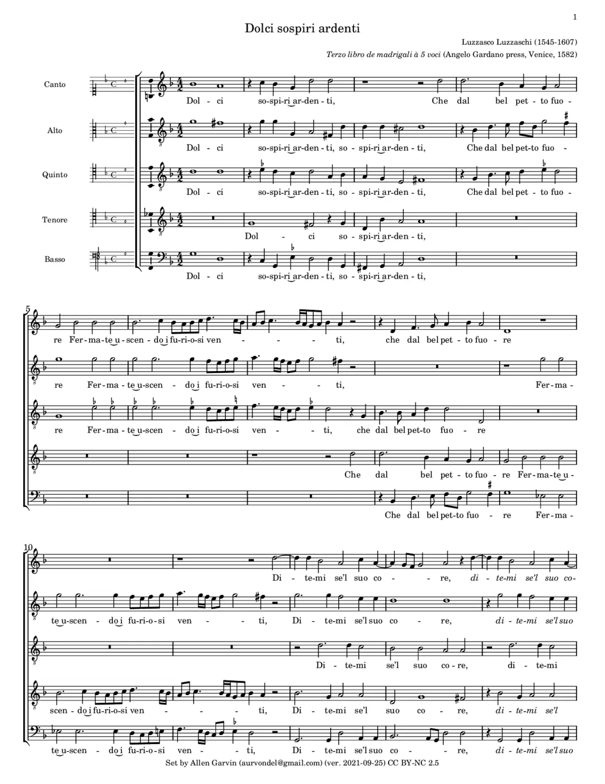 Dolci sospiri ardenti - Page 1